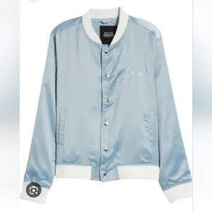 Native Youth Satin Bomber Jacket